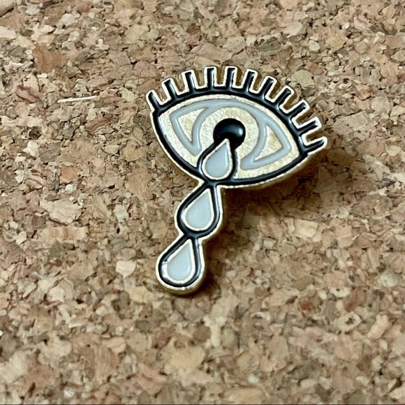 Teary Eye Enamel Pin - Picture 2 of 7